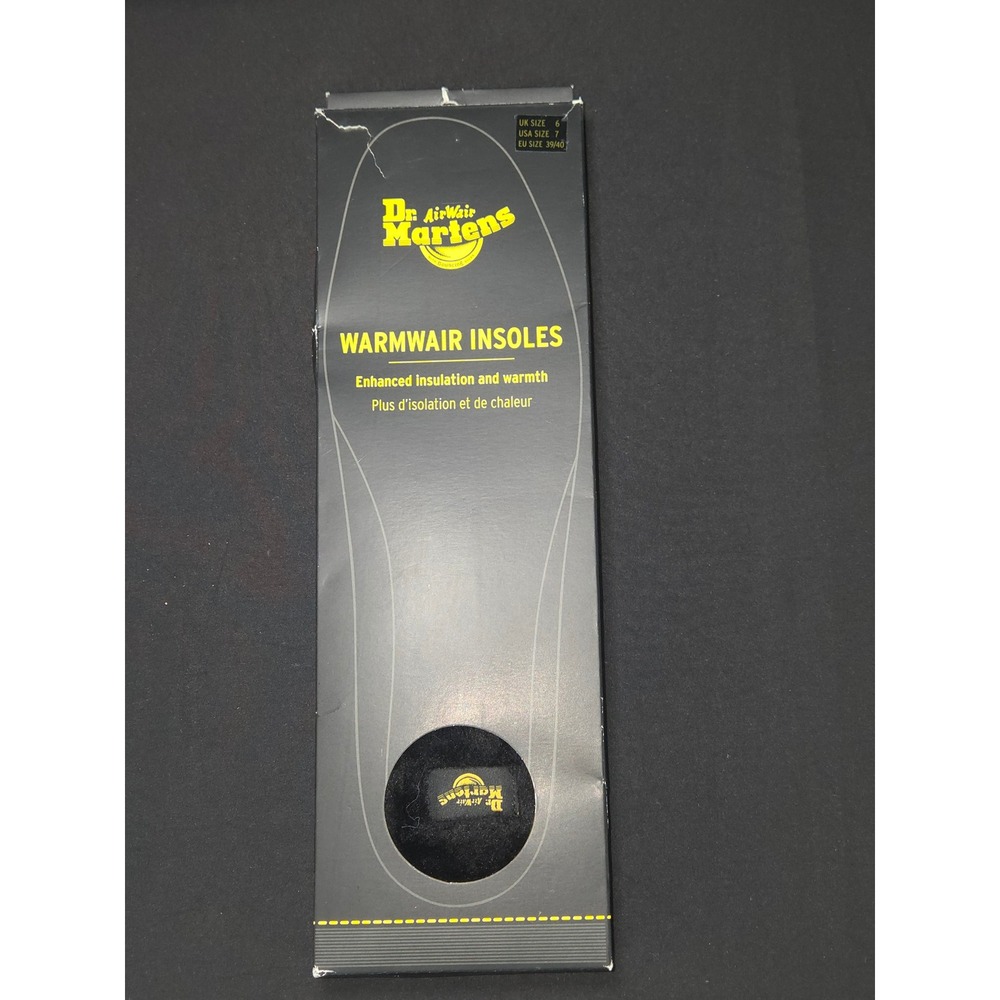Dr Martens WarmWair‎ Insoles Fur Lined Enhanced Insulation Warmth Womens Size 7